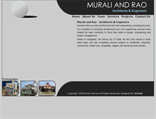 Tablet Screenshot of muraliandrao.com